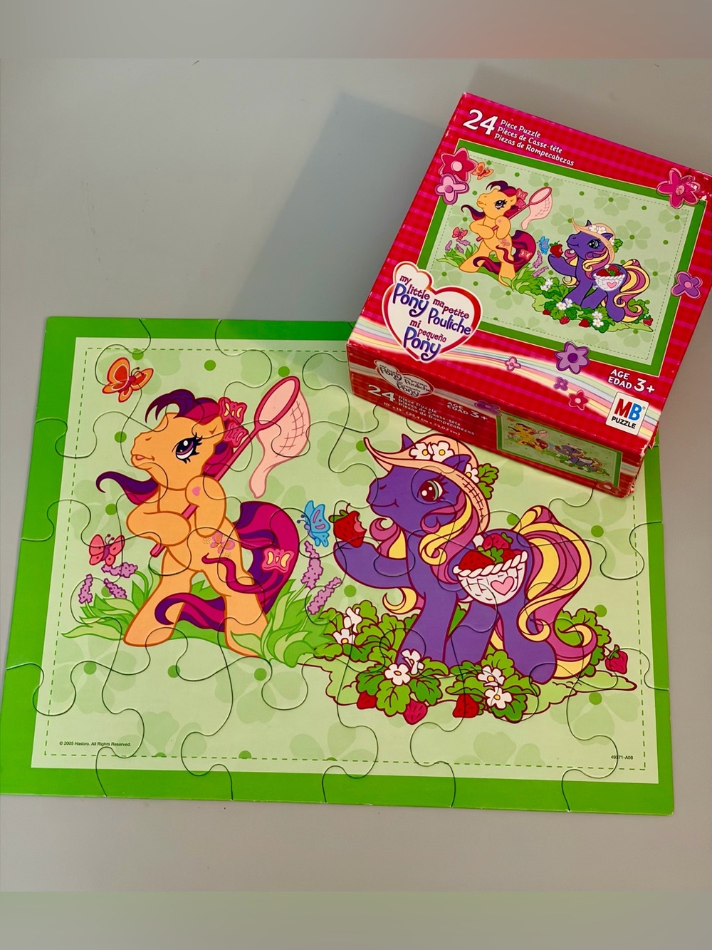 2005 Vintage My Little Pony G3 Complete 24 Piece Puzzle by Hasbro/Milton Bradley
